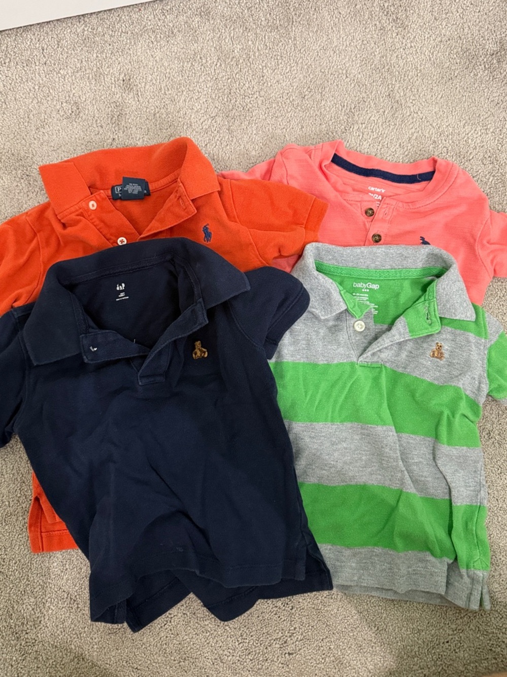 Polo by Ralph Lauren, Gap, carters, 2T Kids Polo Bundle